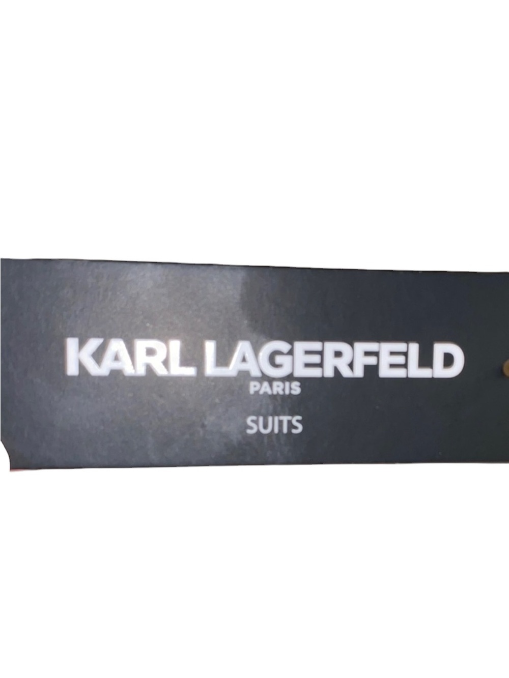 Karl Lagerfeld suit jacket, black & white, fringed edges, NWT! Women’s size 12 - Picture 6 of 7